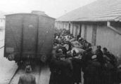 deportation of jews by bulgarian occupation authorities. skopje yugoslavia march 1943